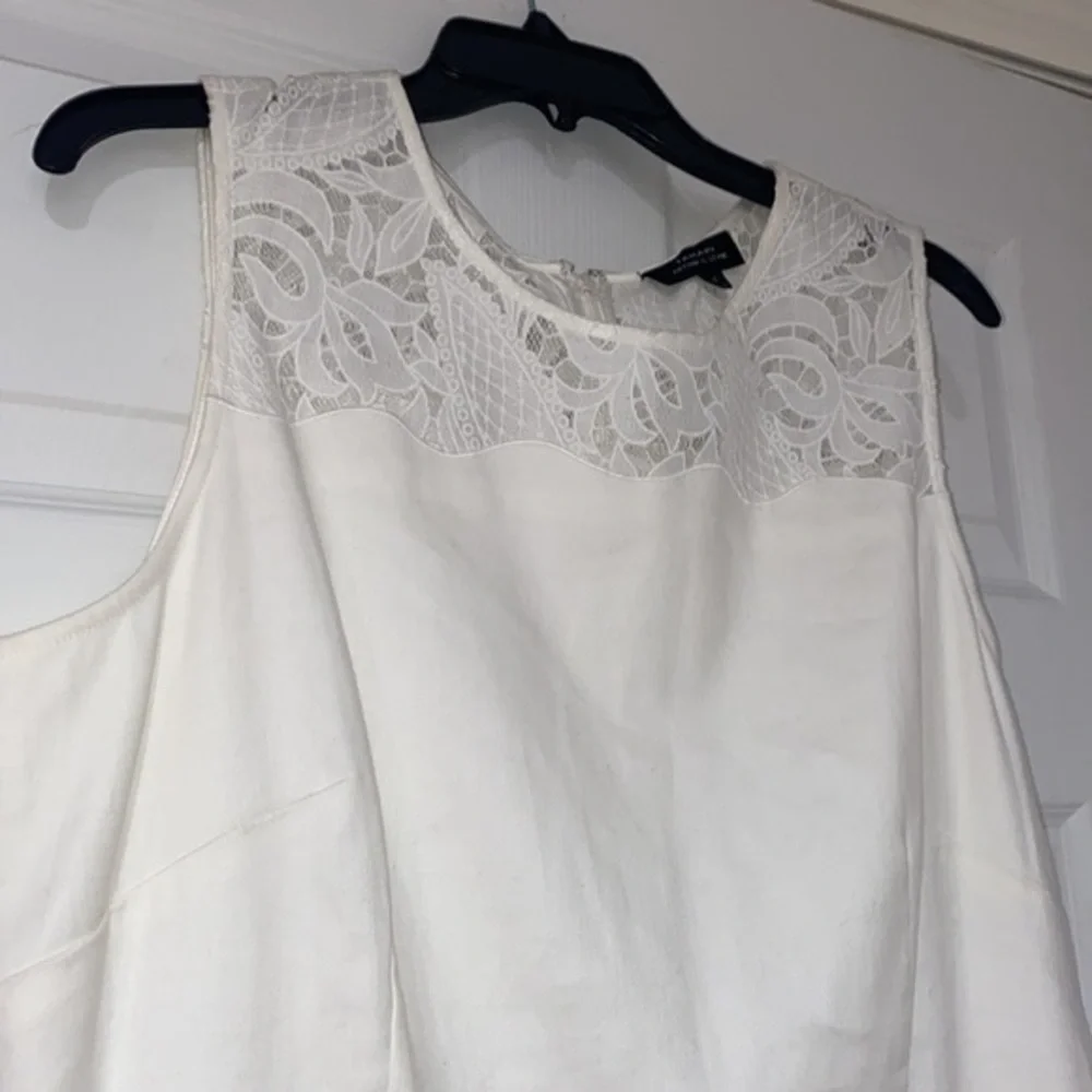Tahari Arthur S. Levine Ivory Lace Midi Dress - Picture 3 of 8